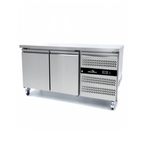 Table réfrigérée pâtissier Tropicalisée 2 portes PREMIUM - GOLDINOX