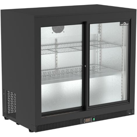 Arrière de bar - 2 portes coulissantes vitrées PREMIUM - GOLDINOX