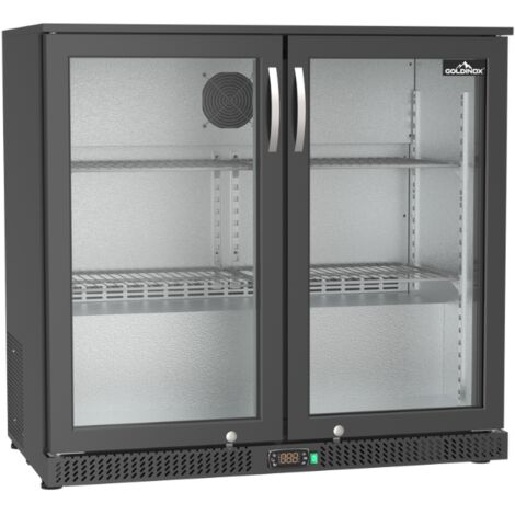 Arrière de bar - 2 portes pivotantes vitrées PREMIUM - GOLDINOX