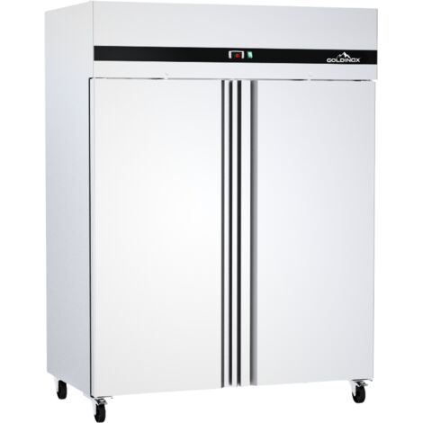 Armoire réfrigérée Tropicalisée 2 portes GN 2/1 - 1400 Litres en acier inoxydable PREMIUM - GOLDINOX