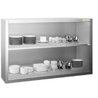 Placard mural inox 1000 x 400 mm / Hauteur 800 mm ouvert PREMIUM - GOLDINOX