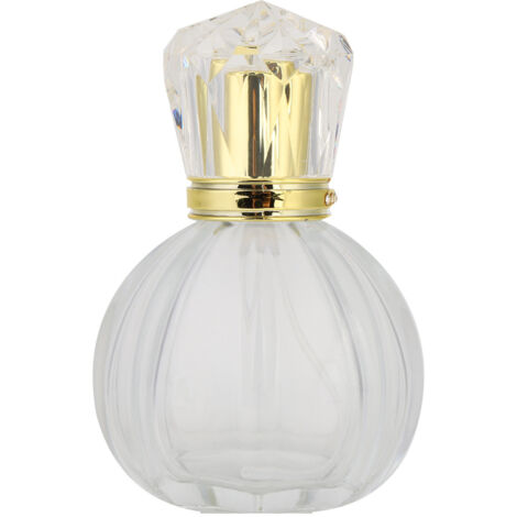 Flacon vaporisateur de parfum en verre rechargeable de 50 ml, vide, distributeur de parfum liquide 01 (1/5)
