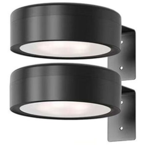 Applique murale intérieure, Lot de 4 lampes murales magnétiques à LED rechargeables sans fil pour cadres photo, avec télécommande (1/5)