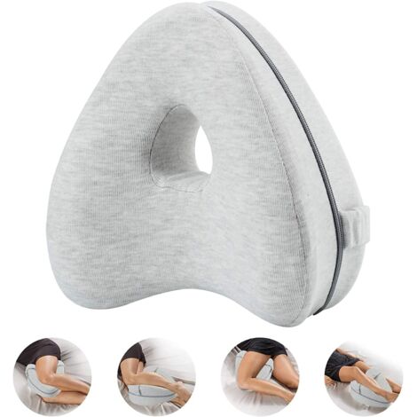 Les coussins pour les jambes, les genoux et les oreillers ergonomiques pour dormir sur le côté sont fabriqués en mousse à mémoire de forme et conçus spécifiquement pour les personnes dormant sur le cô (1/5)