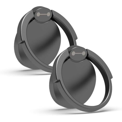 Support de bague, support de bague pour téléphone, support de poignée métallique rotatif à 360° (1/5)