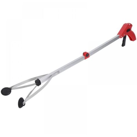 Ramasse-déchets multifonctionnel, 80 cm, en alliage d'aluminium, léger, extensible, pour ramasser les feuilles tombées ou les ordures, pour nettoyer les routes du jardin (1/5)