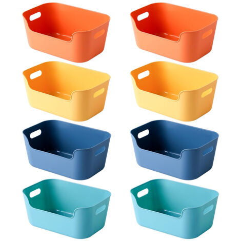 Panier de rangement, boîte à cosmétiques, boîte à rouge à lèvres de bureau, boîte de rangement de cuisine, rangement pour les en-cas à la maison et en résidence étudiante (1/5)