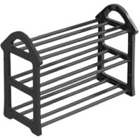 Étagère à chaussures à 3 niveaux, idéale pour l'entrée, le placard, la chambre ou l'entrée.