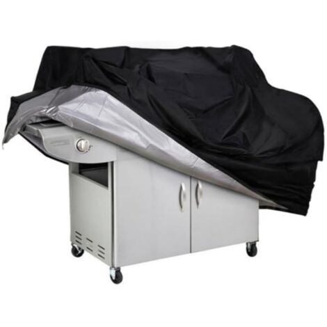Housse de protection imperméable pour barbecue Taille L 170 cm,Couverture de Barbecue imperméable Heavy Duty Barbecue Housse imperméable à la poussière Jardin BBQ Grill Couverture (1/5)