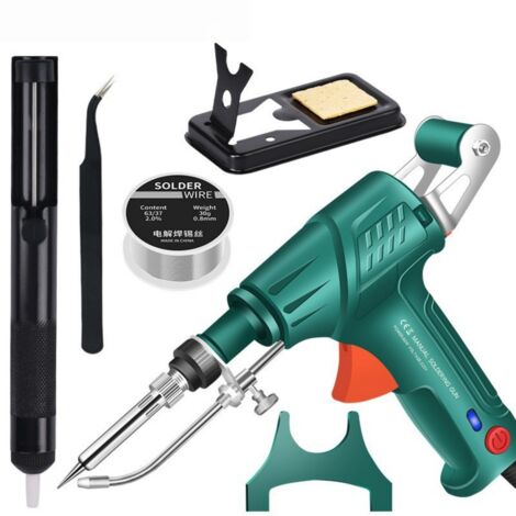 Kit 3 en 1 pour soudage, découpe et décapage 60W pistolet à souder Prise Type E/F - Chauffage rapide, ergonomique, idéal pour les débutants et le bricolage (1/5)
