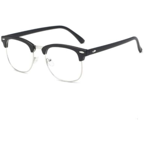 Lunettes Anti Lumière Bleue Lunettes Ordinateur Lunettes de Lecture Montures Métal Anti Fatigue Anti-rayonnement Anti UV Vintage pour Homme Femme Téléphone PC Tablette TV (1/5)