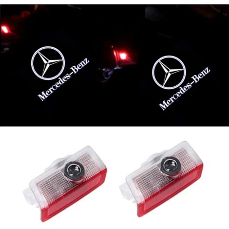Lot de 2 projecteurs de porte, compatibles avec les modèles Mercedes-Benz E/C/B/A, GLE, GLC et GLB (1/5)