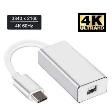 Convertisseur Thunderbolt 2 haute vitesse pour ports USB-C, longueur du câble : 0,1 m