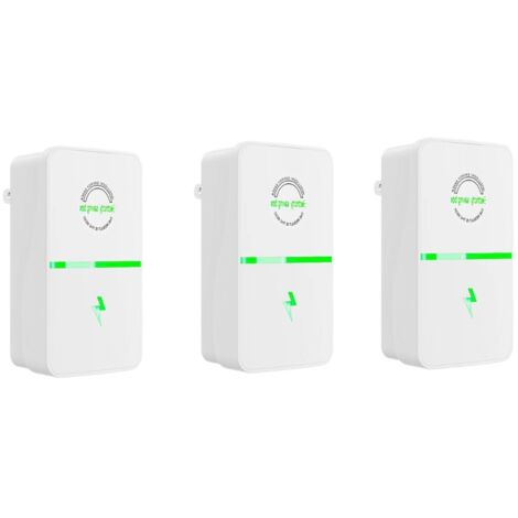 Boîte D'économie D'énergie Domestique, 3 Pièces, économie D'énergie pour l'électricité, Le marché Domestique et Le Bureau (Prise UE) (1/5)