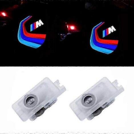 Lot de 2 projecteurs d'ambiance compatibles avec les portières BMW Série 8, Série 3, X7/G20/G21/M4/Z4.