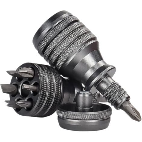 7 Dans 1 Mini Tournevis En Titane 1/4 Pouce Magnétique Tournevis Torx Bit Kit Outils De Réparation À (1/5)