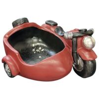 Luxe Résine Cendrier de la Moto, Ashtrays rétro de la Mode Anti-Vols, Creative Home Salon Bac de cendrier for Cigarette Décoration extérieure