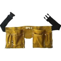 Ceinture porte-outils robuste en cuir à 11 poches
