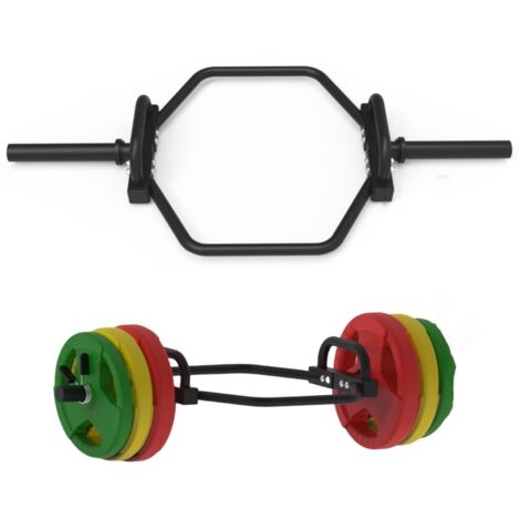 Barre Hexagonale Trap Bar 400LB – Ergonomique pour squats, soulevés de terre, épaulés, shrugs – Poignée rotative 180° – Haltérophile ordinaire – Ordinary weight lifter