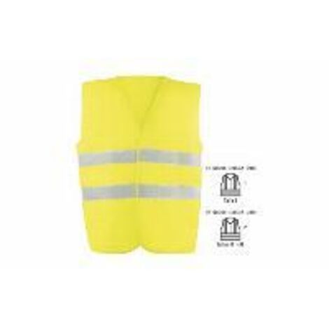 CHALECO ALTA VISIBILIDAD AMARILLO TALLA L JUBA