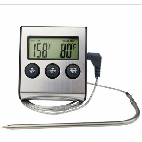 VURAHOME - Thermometre alimentaire de cuisine Sonde de minuterie Thermometre alimentaire Modele: SN015 Envoi sans batterie