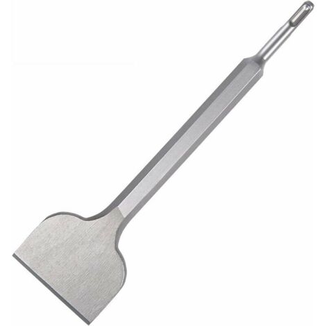 VURAHOME - Burin Plat Φ17x100 X 280mm - Idéal Pour Enlever Le Béton Et La Maçonnerie - Sds Carré Extra Hardened Tip - Burinage Avec Un Marteau De Démolition Burin - Burin De Bêche