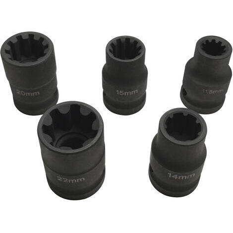 VURAHOME - Volkswagen Audi Porsche etrier de frein VAG 7 flower 10 flower socket set manchon special 5 pieces set ZK-056 (1/5)