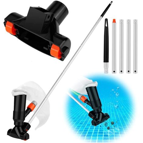 VURAHOME - Aspirateur Piscine Hors Sol, Aspirateur Piscine Manuel Alimentée par Un Tuyau d'arrosage Aspirateur de Piscine Portable (1/5)