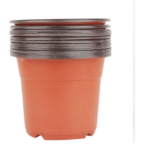 VURAHOME - Lot de 100 pots de semis en plastique de 10,2 cm,