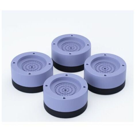 VURAHOME - Machine A Laver Patin Anti Vibration 4 Pièces Anti Vibration Lave Linge Pour La Du Réduction Bruit Tapis Anti Vibration Machine A Laver Pour Empêcher Le Mouvement Pied Machine A Laver -3.5 (1/4)