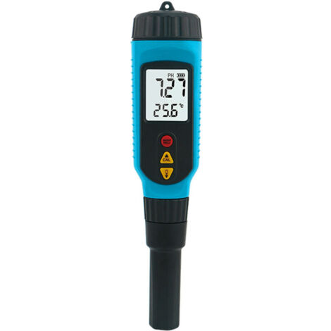 VURAHOME - PH818M PH-mètre pour la transformation des aliments 2 en 1 testeur de PH alimentaire Solution mètre de température rétroéclairage LCD sonde de mesure numérique du PH pour confiture de fruit