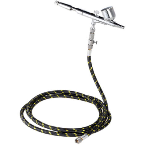 VURAHOME - Ensemble d'aerographe de pulverisation d'artiste , calibre 0,2 mm 0,3 mm 0,5 mm, trois types, capacite7cc T130T + tube (1/5)