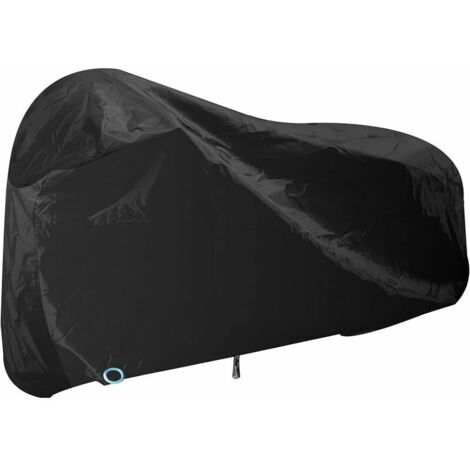 VURAHOME - Housse de Vélo Imperméable Couverture Intérieur Extérieur 210D Bâche de Protection Bicyclette Anti Poussière/UV/Pluie/Neige avec Trou de Verrouillage pour VTT VTC Moto ATV - XL 200x70x110cm (1/5)