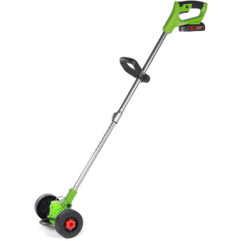 VURAHOME - Coupe bordure à batterie sans fil vert L.120 cm 2 batteries (1/5)