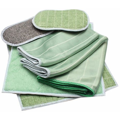 VURAHOME - Lot de 6 Chiffon Bambou Microfibre pour Vitres Miroirs Carreaux Carrosserie Microfibre Bambou Vitre Ménage Salle de Bain