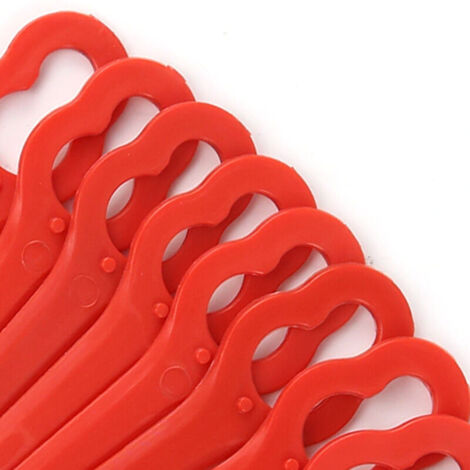 VURAHOME - Lot de 100Pcs Lames de Rechange Coupe Bordure LIDL,Gros Trou 10mm,Petit Trou 5mm (1/5)