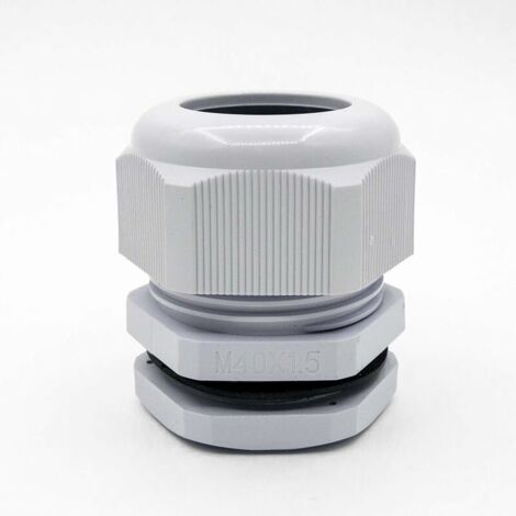 VURAHOME - Presse étoupe. M40x1.5. 5 pcs. Gris. Qualité professionnelle. Joint EPDM. étanche. Passe fils. Cable gland Nylon.