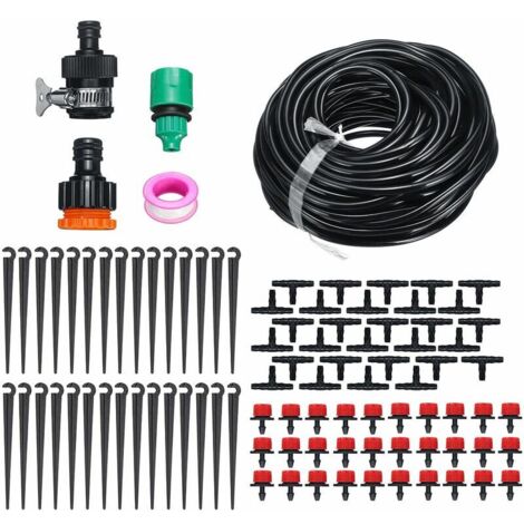 VURAHOME - Kit Irrigation Goutte à Goutte Outil Arrosage Fleur Tuyau égouttage Tete Arrosage Irrigation (1/5)