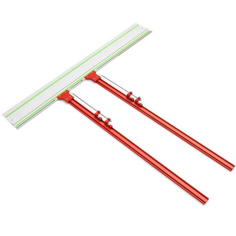 Rail de guidage parallèle en aluminium 1200mm – Pour scies Festool et Makita – Échelles claires pour coupes précises – Système ajustable