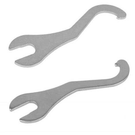 VURAHOME - 2 pièces vélo serrure anneau dissolvant pédalier réparation clé clé vélo réparation démontage outil cyclisme accessoires 15.5x4.4cm (1/5)