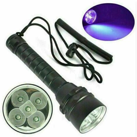 VURAHOME - Lampe de Plongée, 5000 Lumen Torche de Plongée Rechargeable Lampe de Poche Plongée 100 Mètres Submersibles Lumières avec 1x et Chargeur (1/5)