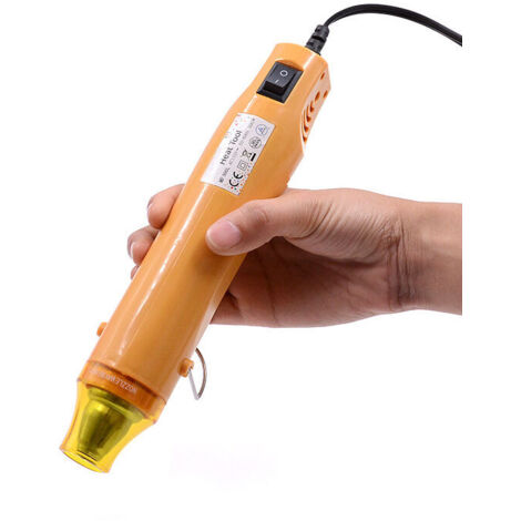 VURAHOME - 200cm de long Câble Pistolet à air chaud avec, Décapeurs thermiques pour gaines thermorétractable petit artisanat,300W, choix de deux températures (1/5)