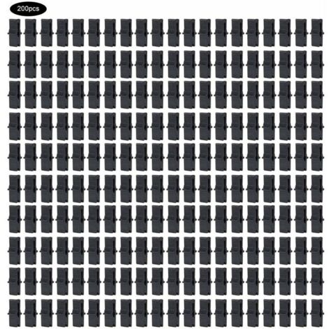 VURAHOME - 200 Pcs Serre Pince À Film Clip de Fixation Accessoires pour Filet en Plastique Film Serres Accessoires (1/5)