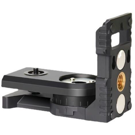 VURAHOME - 1/4 -5/8 support de niveau Laser aimant L forme Support de niveau Laser adaptateur de trépied pour niveau Laser universel 1 pièces