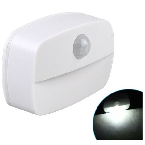 VURAHOME - Lampe LED avec détecteur de mouvement intelligent, prise ue, 220V, applique murale pour allée, couloir, WC, escalier, cuisine, chambre à coucher(lumière blanche) (1/5)