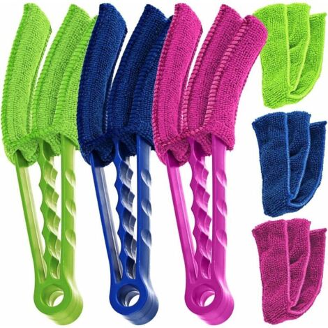 VURAHOME - Lot de 3 plumeaux pour stores, climatiseur - avec 3 manchons en microfibre (1/5)