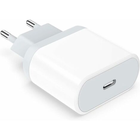 VURAHOME - 20W USB C Rapide Chargeur pour iPhone 14/14 Plus/14 Pro/14 Pro Max/13/12/11/SE 2020/X/XS/XR, iPad, AirPods Pro, USBC Prise Secteur Type C Mural Alimentation Adaptateur