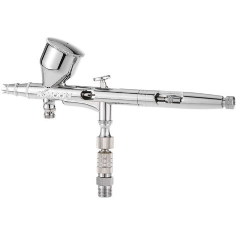 VURAHOME - alimentation par gravite Set double action Airbrush Kit pour Art Craft peinture Hobby Modele corps Nail air Brosse 0,2 / 0,3 / 0,5 mm 9cc (1/5)