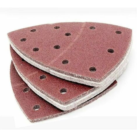 VURAHOME - Lot de 50 feuilles abrasives - 105 x 152 mm - Grain 120 - Pour ponceuse multifonction Prio, (1/5)