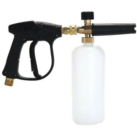 VURAHOME - 1/4 pouce neige mousse laveuse pulvérisateur lavage de voiture savon lance pulvérisation jet de pression bouteille (1/5)